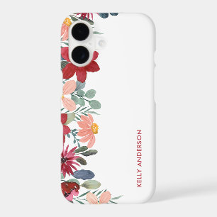 Modern Botanical Trendy Monogrammed Foliage Cover