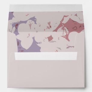 Modern Botanical Wedding Envelpe Envelope