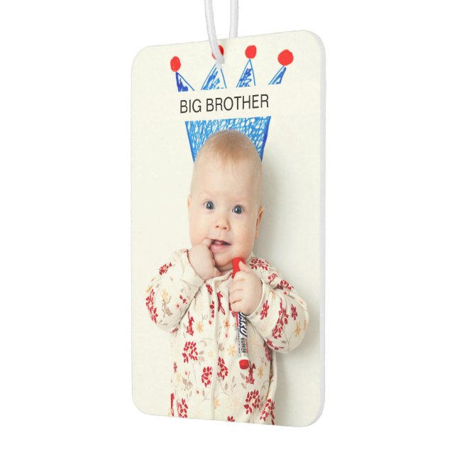 Modern Both Sides Baby Photo Custom Unique Car Car Air Freshener (Left)