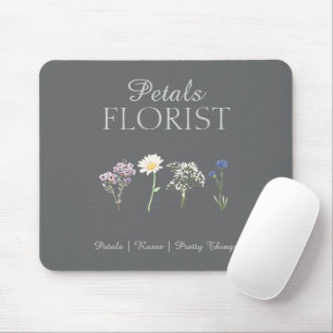 Modern Boutique Florist Business Branding Office Mouse Pad