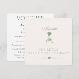 Modern Boutique Florist Business Branding Voucher