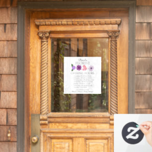 Modern Boutique Florist Business Opening Hours