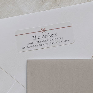 Modern Bow Simple Minimal Return Address