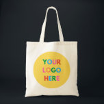 Modern Branded Custom Promotional Business Logo  Tote Bag<br><div class="desc">Simply add your company logo to this tote bag to create a unique tote bag that's great for branding and marketing.</div>
