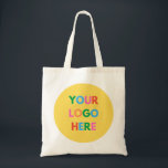 Modern Branded Custom Promotional Business Logo  Tote Bag<br><div class="desc">Simply add your company logo to this tote bag to create a unique tote bag that's great for branding and marketing.</div>