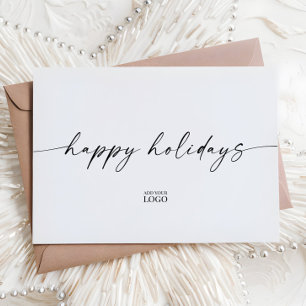 Modern Branded Holiday Card