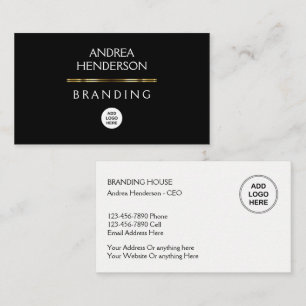Modern Branding Two Side Design Business Card