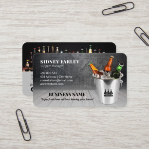 Modern Brewer business Beer Supplier Business Card