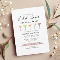 Modern Bridal Shower Cocktail Beach Party