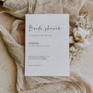 Modern Bridal Shower Invitation