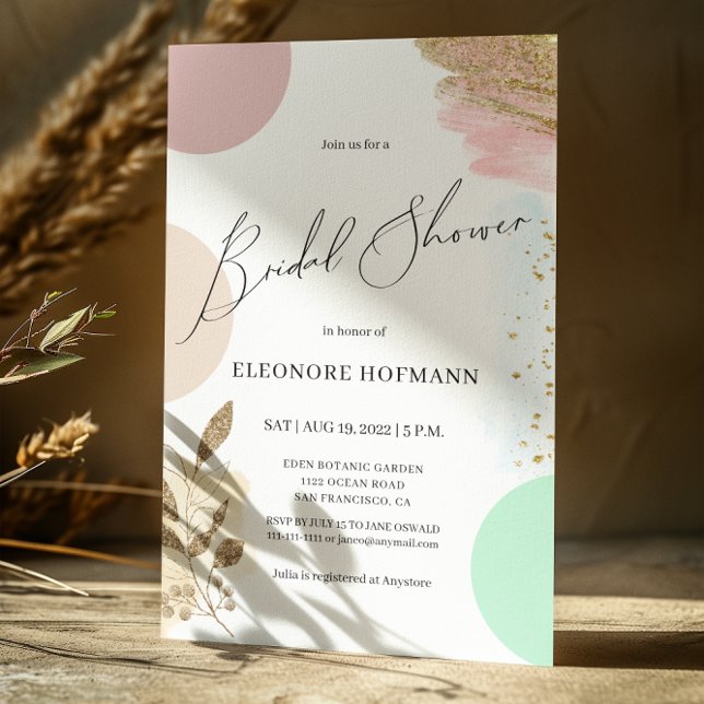 Modern Bridal Shower Invitation (Creator Uploaded)