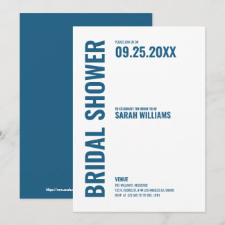 Modern Bridal Shower invite