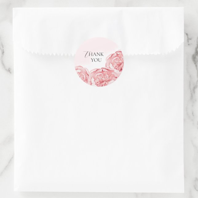 Modern Bride Shower Square Sticker  (Bag)