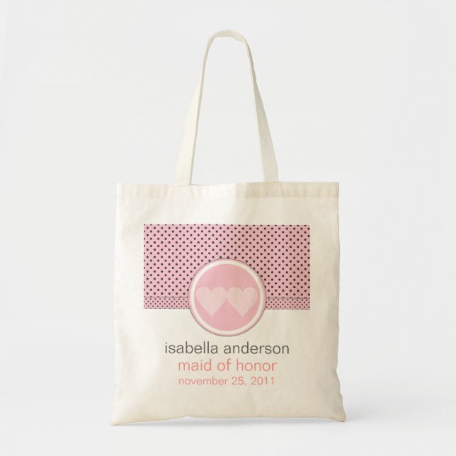 Modern Bride Wedding Party Tote (Front)