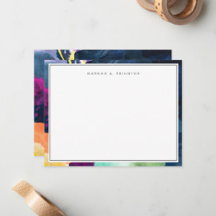 Modern Bright Abstract Painted Card