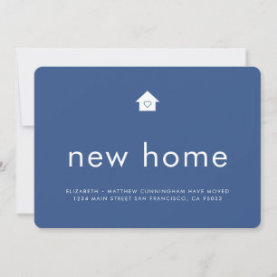 Modern Bright Colour Minimalist New Home Announcement