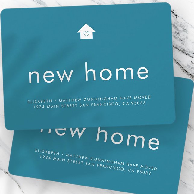 Modern Bright Colour Minimalist New Home Announcement (Creator Uploaded)