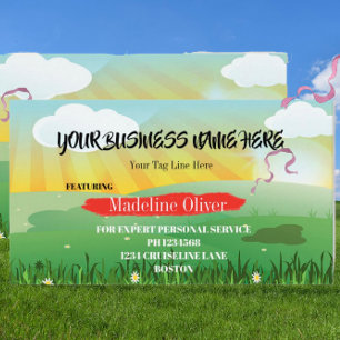 Modern Bright Festival Theme Business Card