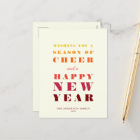 Modern Bright Rainbow Typography New Year
