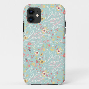 Modern Bright Romantic Pattern Case-Mate iPhone Case