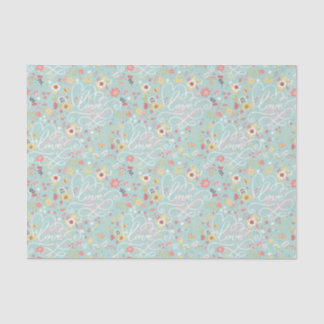 Modern Bright Romantic Pattern Tissue Paper