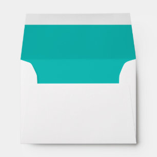 Modern Bright Turquoise Envelope