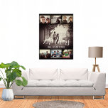 Modern Brother Best Friends Dark Photo Collage Poster<br><div class="desc">Brothers can often develop a special bond that goes beyond just being siblings, they can become best friends. Growing up together and sharing similar experiences can create a unique connection. Brothers can confide in each other, have each other's back, and share common interests. They can provide emotional support and encouragement...</div>