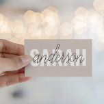 Modern Brown Beauty Personalised You Name Business Card<br><div class="desc">Modern Brown Beauty Personalised You Name</div>