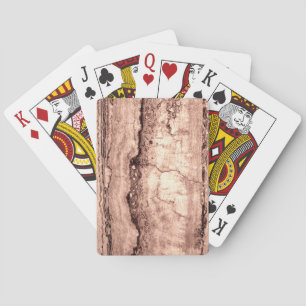 Modern brown beige sepia burnt orange granite playing cards