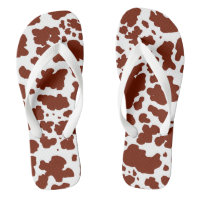 Modern Brown Cow Spots Print Cowboy Farmer