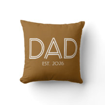 Modern Brown DAD Custom EST Year