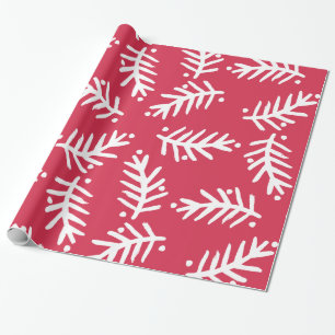 Modern Brush Script Christmas Holiday Wrapping Paper