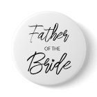 Modern Brush Script Father of The Bride Party