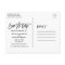 Modern Brush Script Save The Date 3 Photo
