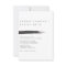 Modern Brush Wedding Invitation