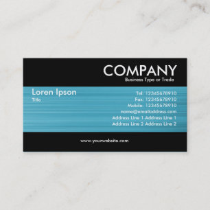 Modern - Brushed Light Blue Texture Business Card