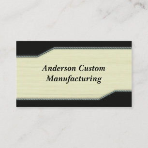 Modern Brushed Metal Business Card