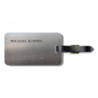 Modern Brushed Metal Look Monogram