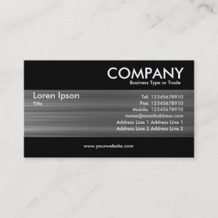 Modern - Brushed Metal Texture Business Card