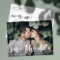 Modern Brushed Script Photo Save The Date