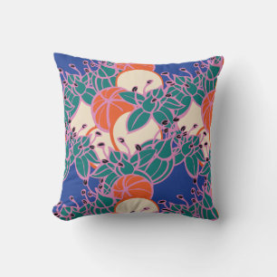 Modern Bud & Flower Bold Pattern Cushion