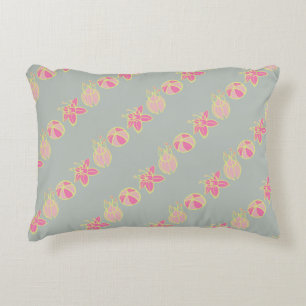 Modern Bud & Flower Bold Pattern Decorative Cushion