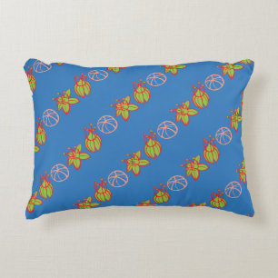 Modern Bud & Flower Bold Pattern Decorative Cushion