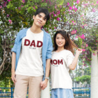 Modern Buffalo Plaid Dad Established Date