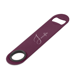 Modern Burgundy Elegant Stylish Trendy Monogrammed