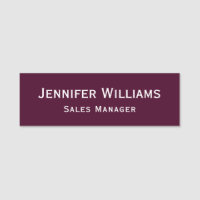 Modern Burgundy Professional Business Executive