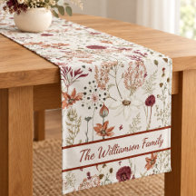 Modern Burgundy Wildflowers | Elegant Boho Floral
