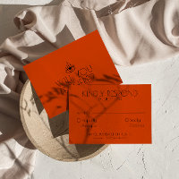 Modern Burnt Orange Western Desert Unique Wedding