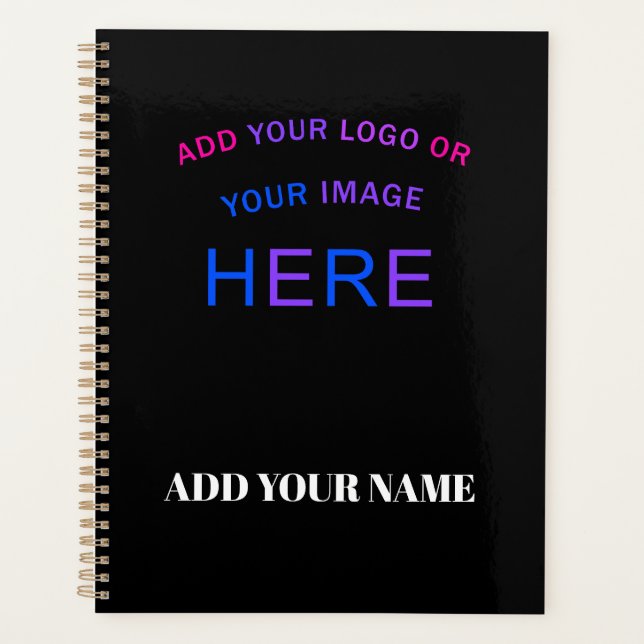 Modern Business Branding Customisable  Planner (Front)