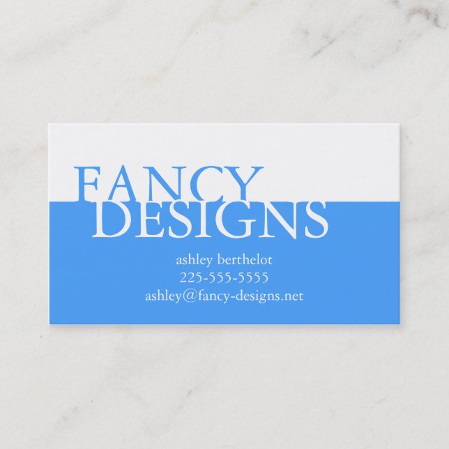 Modern Business Card (Front)